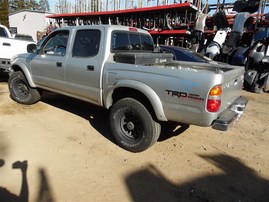 2001 TOYOTA TACOMA CREW CAB SR5 PRERUNNER SILVER 3.4 AT 2WD TRD OFF ROAD PACKAGE Z21405